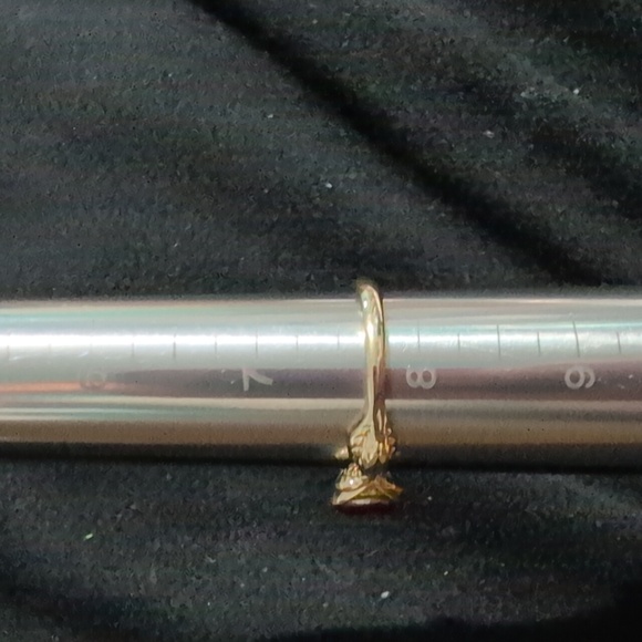 R888 Red Leaf Ring Plated - Fragrant Jewels - Picture 8 of 8